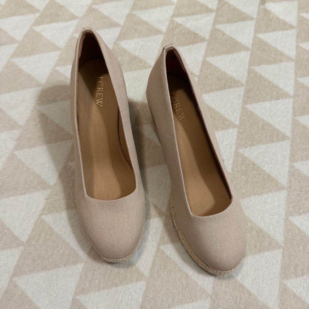 J crew Canvas espadrille wedges - Picture 2 of 5